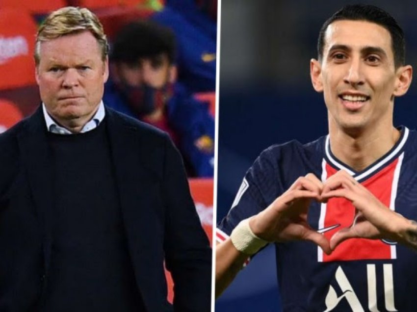 ​Koeman nervozohet me Di Marian për komentet mbi të ardhmen e Leo Messit