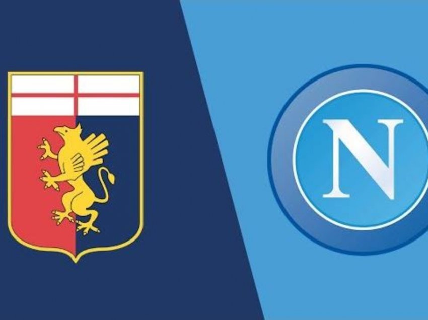 Genoa – Napoli, formacionet zyrtare