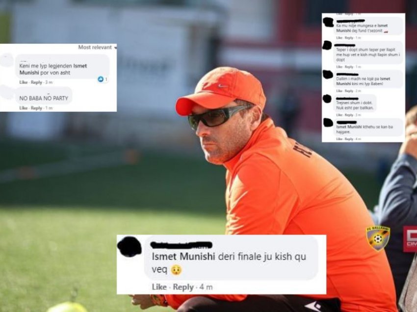 “Bombarohet” faqja e FC Ballkanit, tifozët kritikojnë klubin për largimin e Ismet Munishit