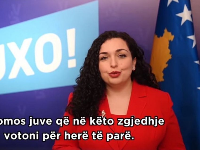 Vjosa Osmani me një video-mesazh për të rinjtë