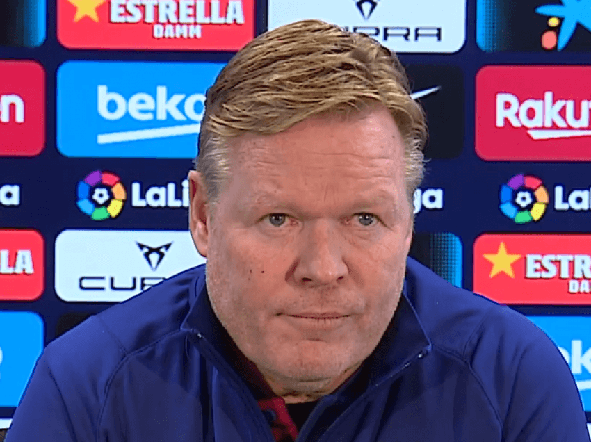 Koeman: Pique është stërvitur, mund të jetë titullar ndaj PSG-së