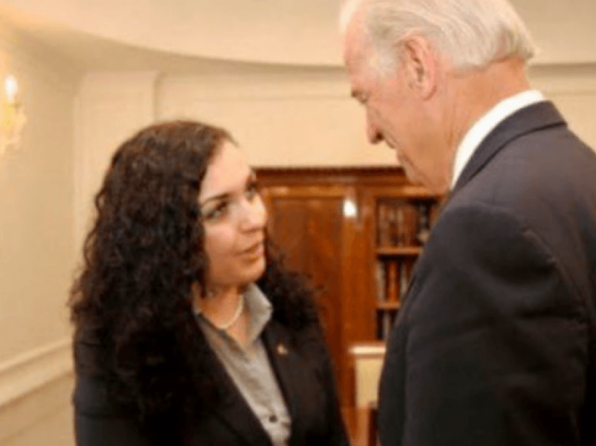 Vjosa Osmani i drejtohet Joe Biden-it