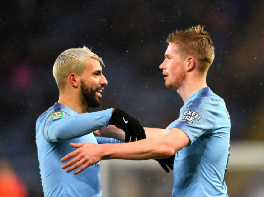 Guardiola flet për situatën e Agueros dhe De Bruyne