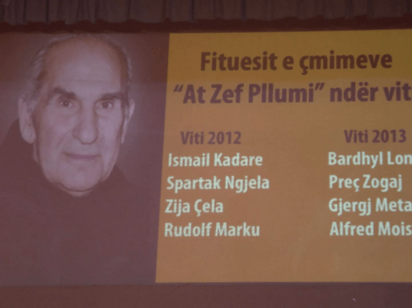 Çmimet “At Zef Pllumi”/ Çmimi i parë për Frano Kullin për “kohë e përlyme”