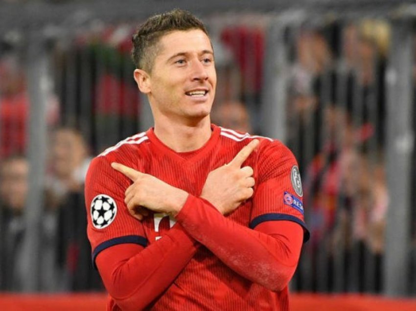 Lewandowski tërbon Haalandin