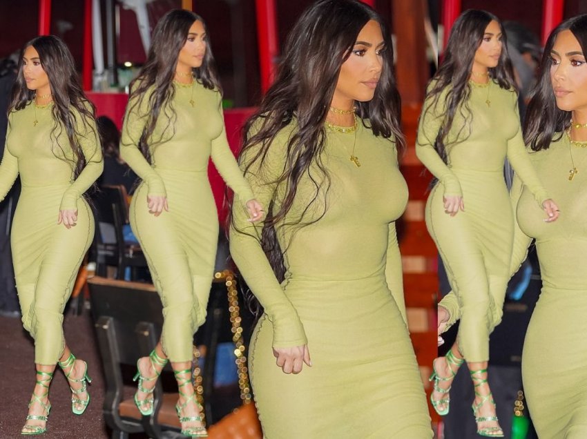 Kim Kardashian në një ndejë me shoqëri shijon natën e parë si beqare