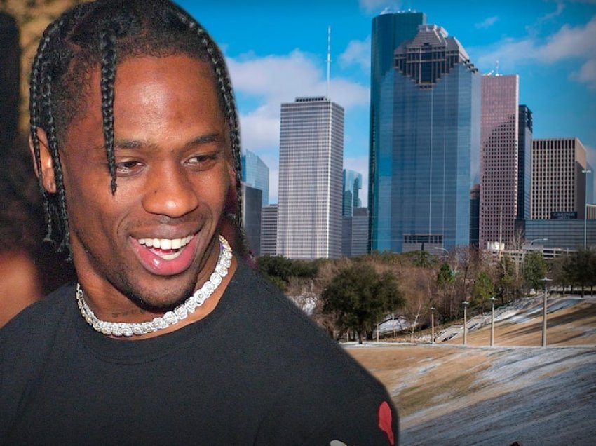 Travis Scott ndihmon 40 mijë njerëz me ushqim në Houston, mes stuhisë së dimrit