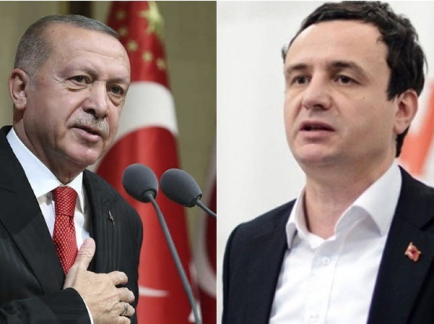 Erdogan i shkruan letër Albin Kurtit, ia përmend edhe ambasadën në Jerusalem