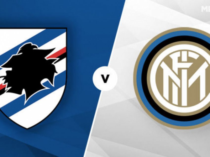 Sampdoria – Inter, formacionet zyrtare