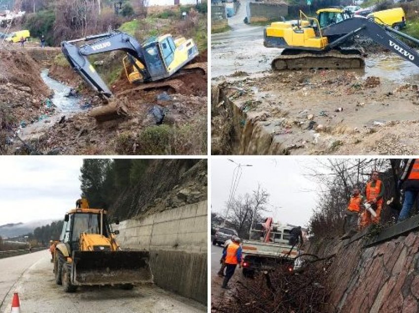 Në terren për parandalimin e përmbytjeve/ Veliaj: Po punojmë për rikthimin në normalitet të rrugëve rurale