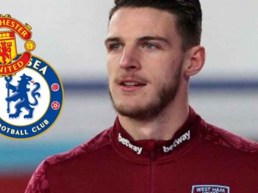 Declan Rice raportohet se ka refuzuar transferimin te Manchester United