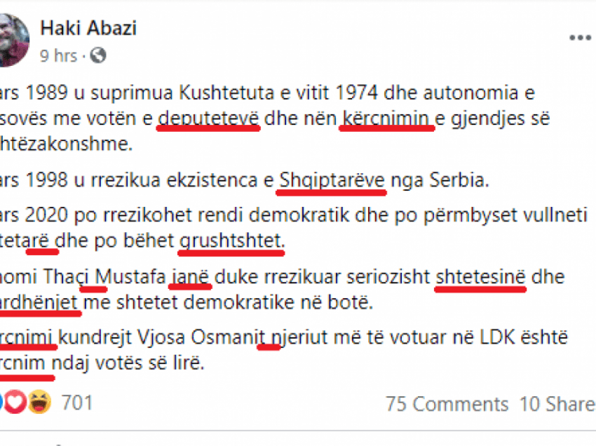 Lektori nga Kosova për gabimet e politikanëve: Zgjidhja më e mirë, kthimi i tyre nëpër shkolla fillore