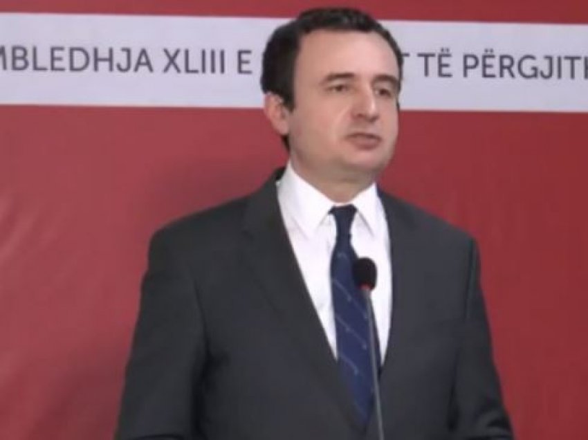 Flet Albin Kurti pas nominimit si kandidat për kryeministër, thumbon LDK-në