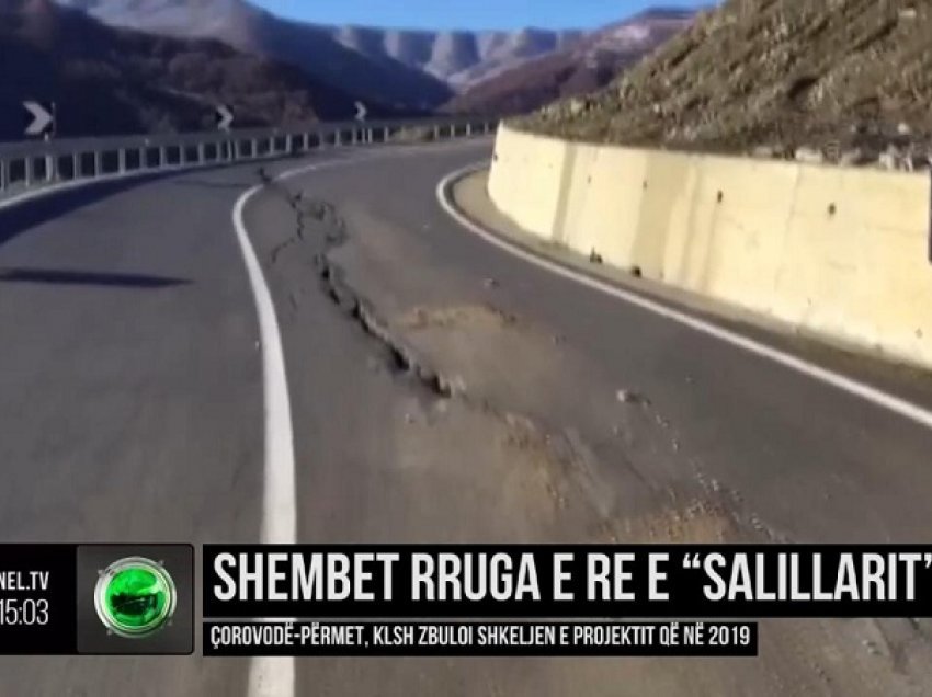 Shembet rruga e re e “Salillarit”/ Çorovodë-Përmet, KLSH zbuloi shkeljen e projektit që në 2019