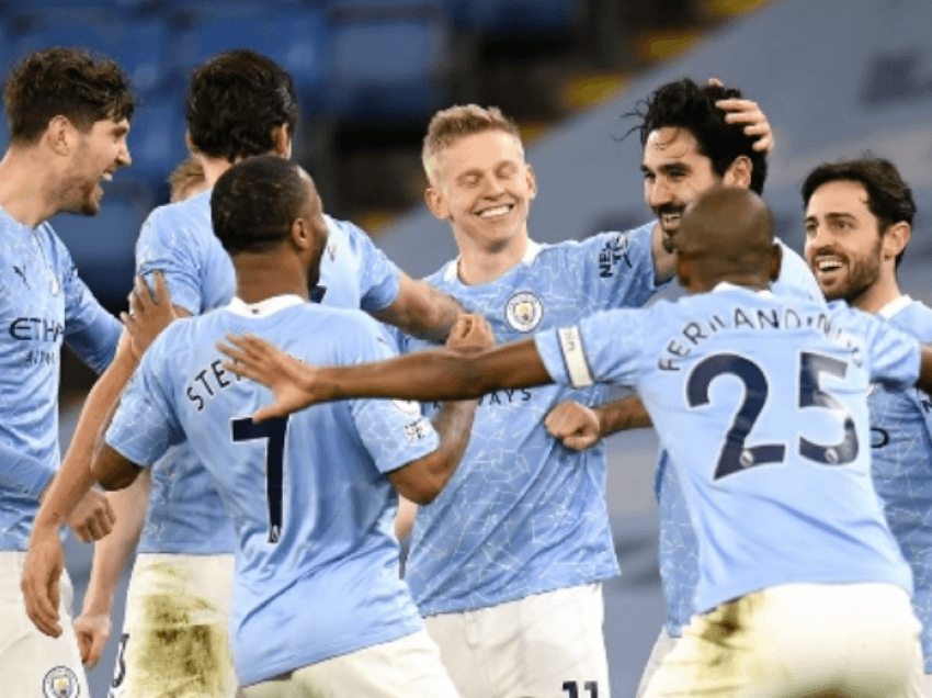 Manchester City mposht bindshëm Crystal Palace, ngritët në pozitën e dytë