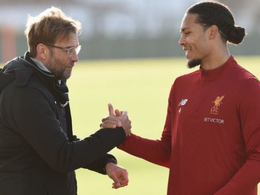 Klopp zbulon lajmet e fundit në lidhje me kthimin e Van Dijk