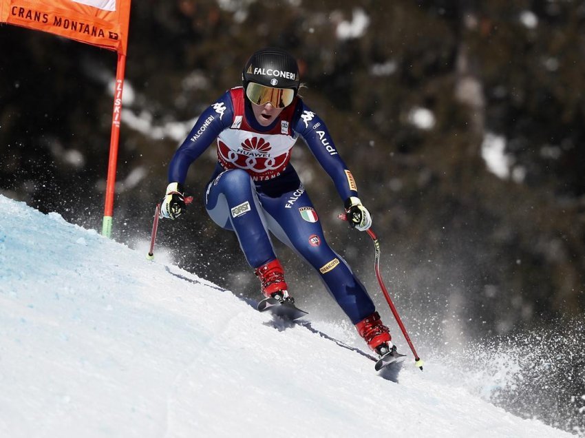 Goggia fiton garën e lëshimit në Crans Montana