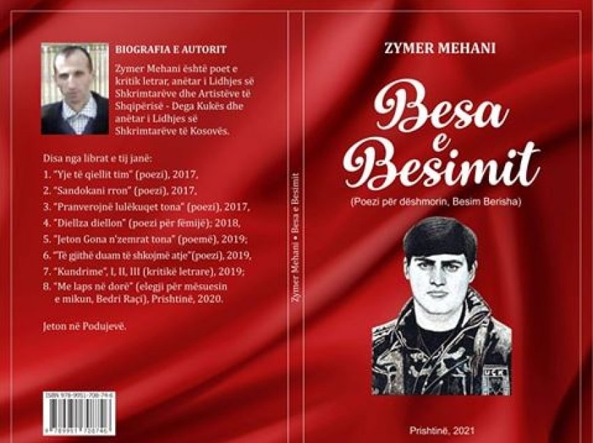 Përmbledhja poetike “Besa e Besimit”, kushtuar dëshmorit, Besim Berisha