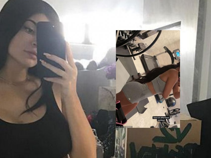 Kylie Jenner nga palestra vë në fokus të pasmet joshëse