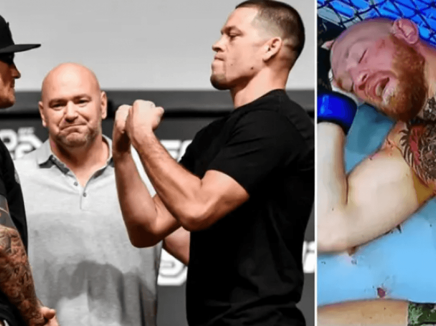 Nate Diaz tallet me Conor McGregorin derisa sfidon Dustin Poirierin për një duel