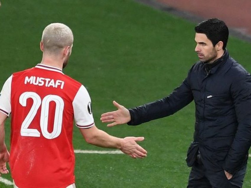 Arteta diskuton për të ardhmen e Mustafit