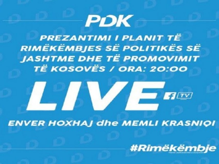 PDK prezanton planin e rimëkëmbjes së politikës së jashtme dhe promovimit të Kosovës