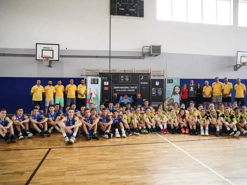 Punë e mirë në kampin e basketbollit