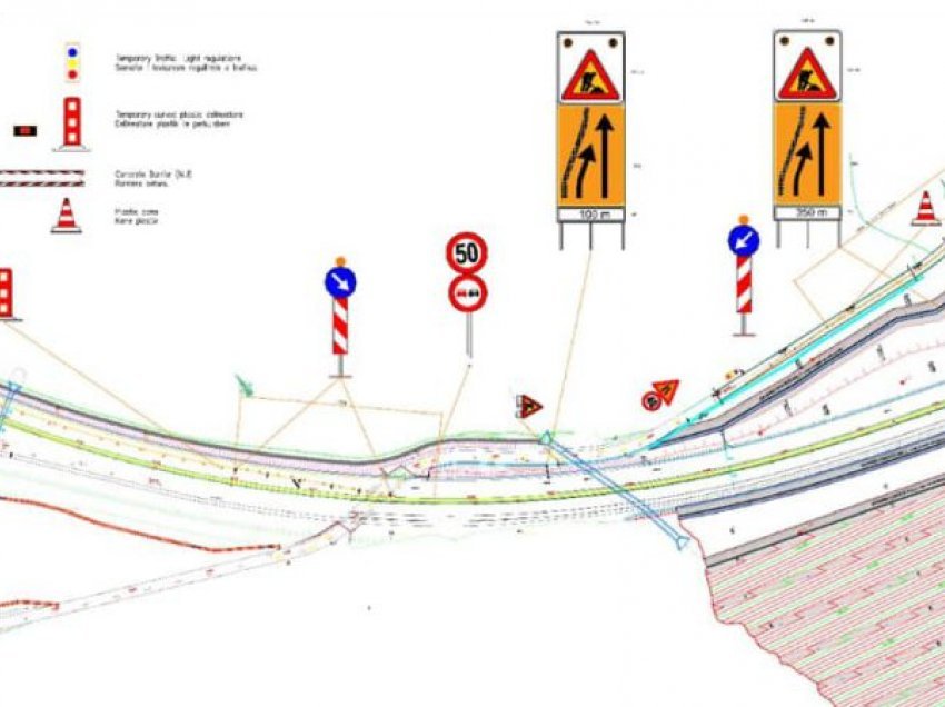 ARRSH: Të enjten, kufizim të qarkullimit të automjeteve në aksin Tiranë-Elbasan