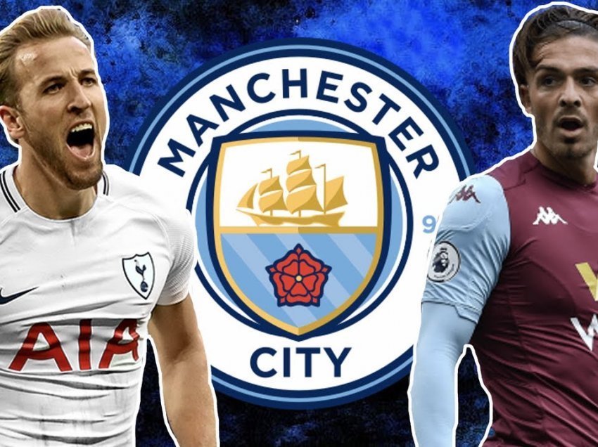 Manchester City në kërkim të dyshes Kane-Grealish 