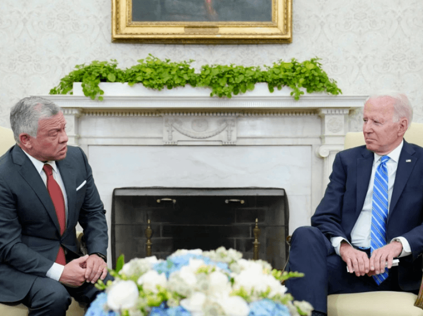 Presidenti Biden vlerëson Mbretin Abdullah të Jordanisë