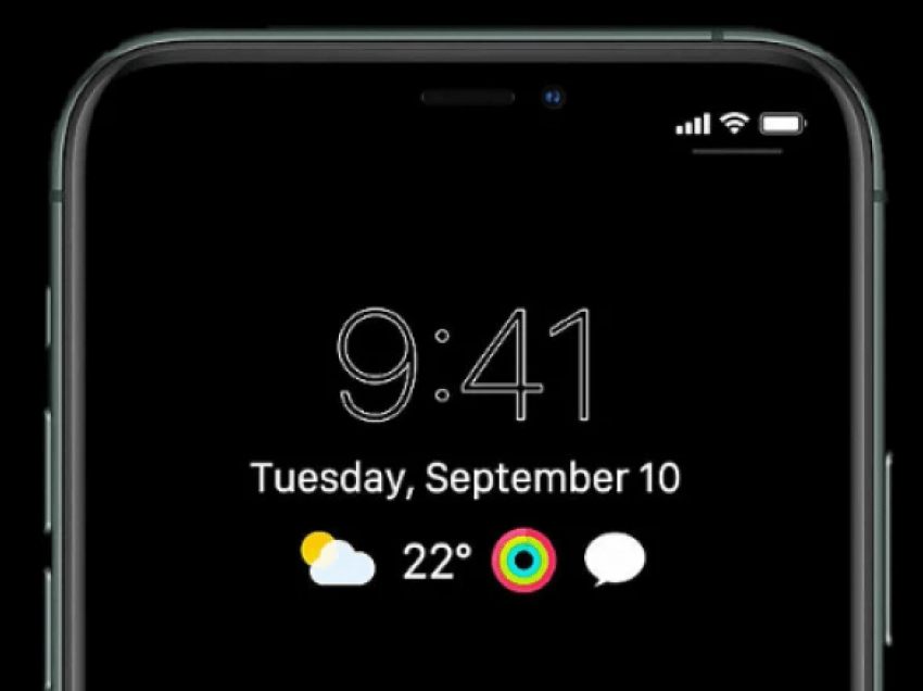 iPhone i ri mund të ketë një ekran gjithmonë të ndezur si Apple Watch