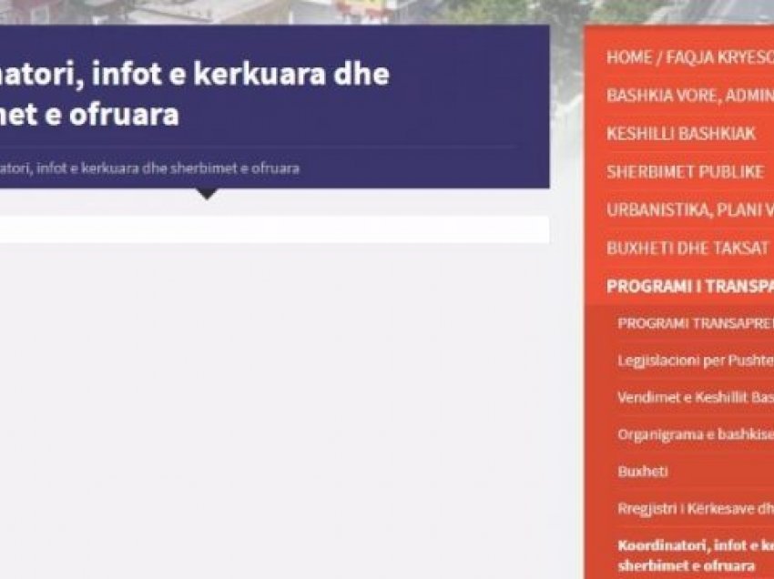 Bashkia Vorë, një vit mungesë transparence ‘online’