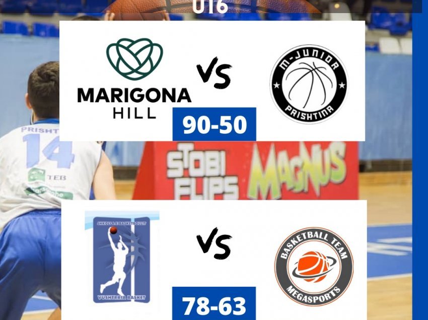 Marigona Hill Prishtina dhe Vushtrria Basket në finale të Superligës U16