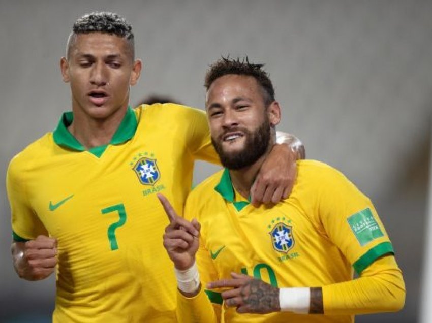 Neymar shënon në fitoren e Brazilit