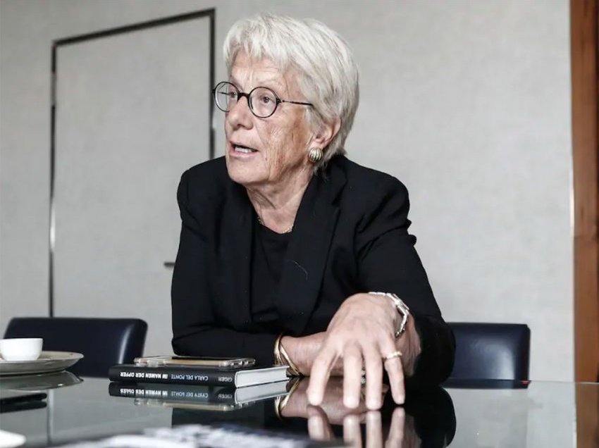 Burgimi i Mlladiqit/ Carla Del Ponte: Lajm i mirë të dënohej më herët, treguan si kishin tentuar ta arrestojnë në varrimin e vajzës...