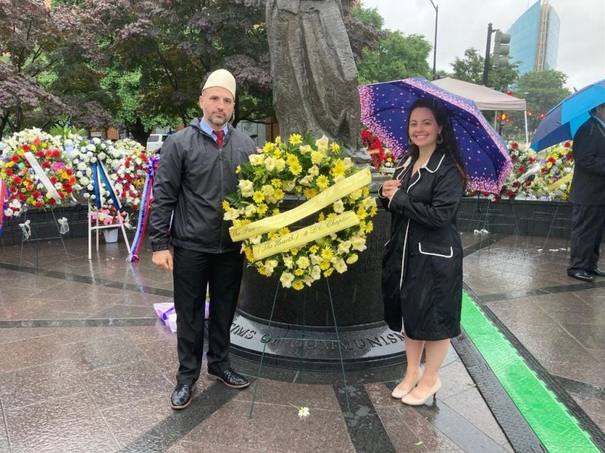 Ceremonia e 14-të Vjetore e Vendosjes së Kurorave të Kombeve në Memorialin e Viktimave të Komunizmit në Capitol Hill 