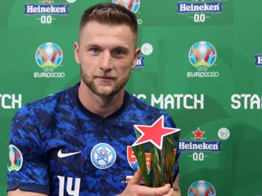 Poloni – Sllovaki, Skriniar shpallet futbollisti i ndeshjes 