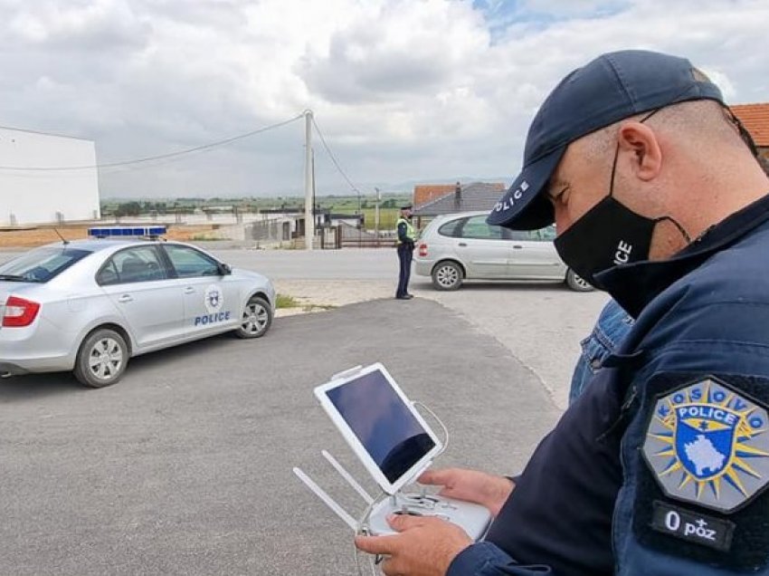 Policia për herë të parë me dron, ka një thirrje për qytetarët