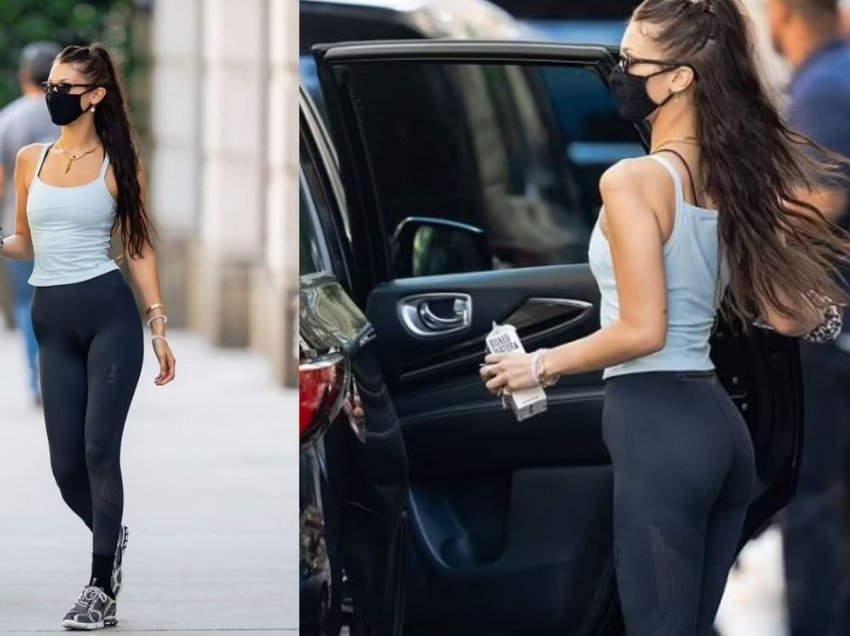 Bella Hadid fotografohet në New York me veshje sportive