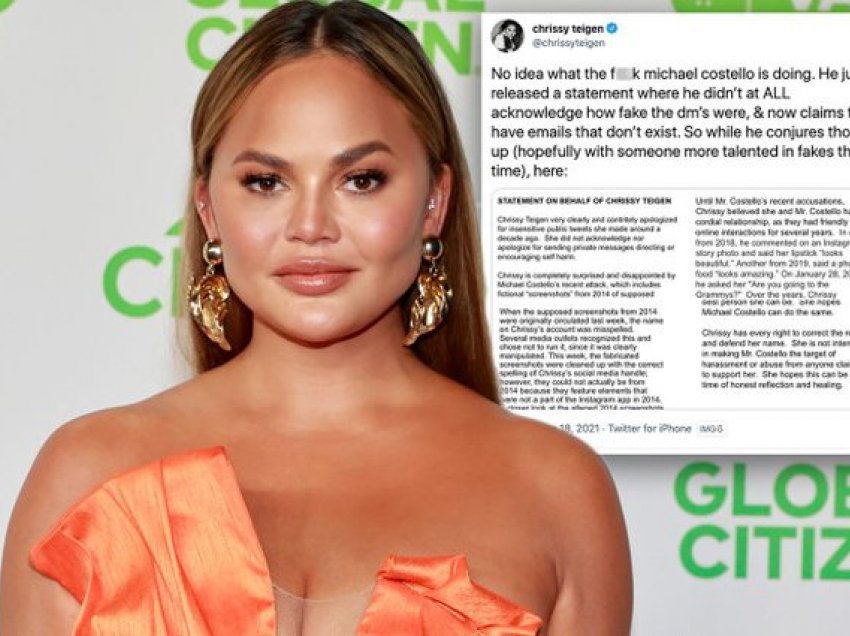 Pas akuzave të stilistit për bullizëm, Chrissy Teigen tregon me fakte se mesazhet janë false