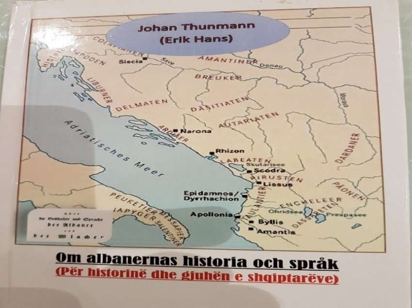 Studiusi suedez Johan Tunman për historinë dhe gjuhën shqipe