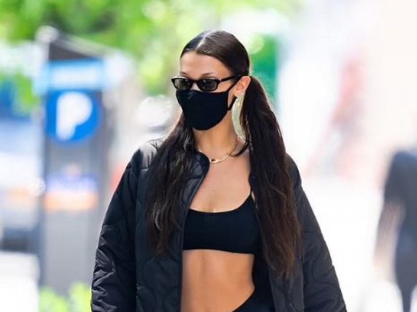 Bella Hadid fotografohet në veshje sportive, pas një stërvitjeje boksi në New York