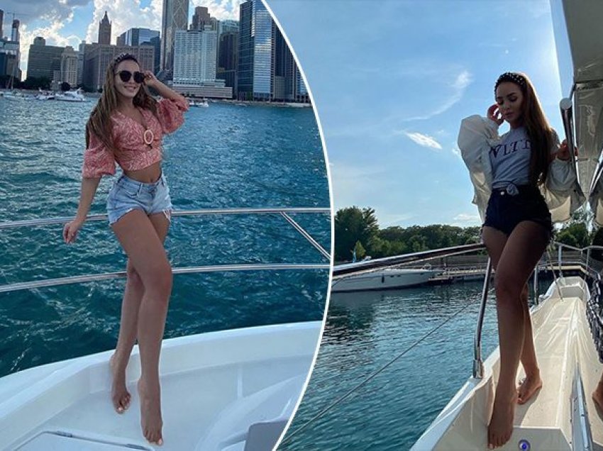 Adelina Berisha sjell poza atraktive nga Chicago