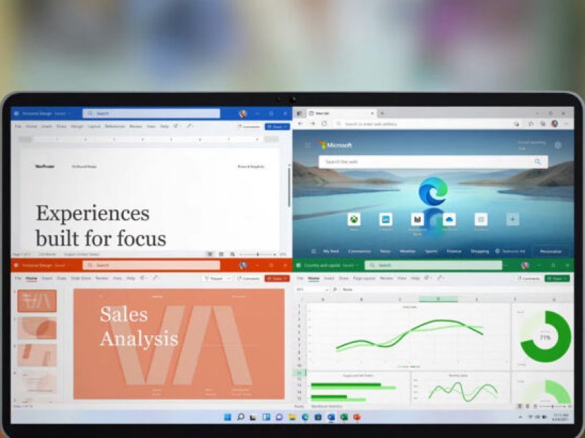 Microsoft Office me dizajn të ri në Windows 11