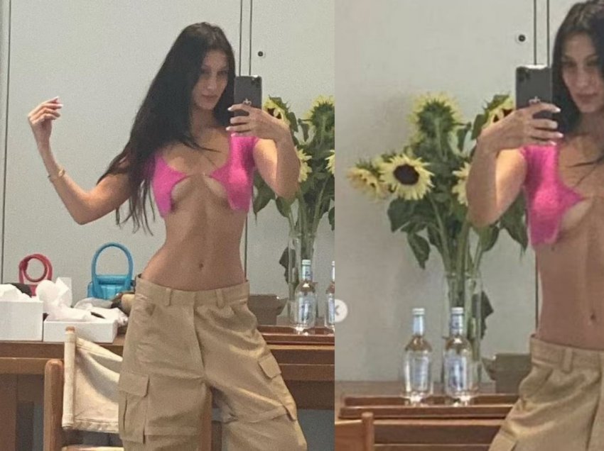 Bella Hadid vjen me poza para pasqyrës