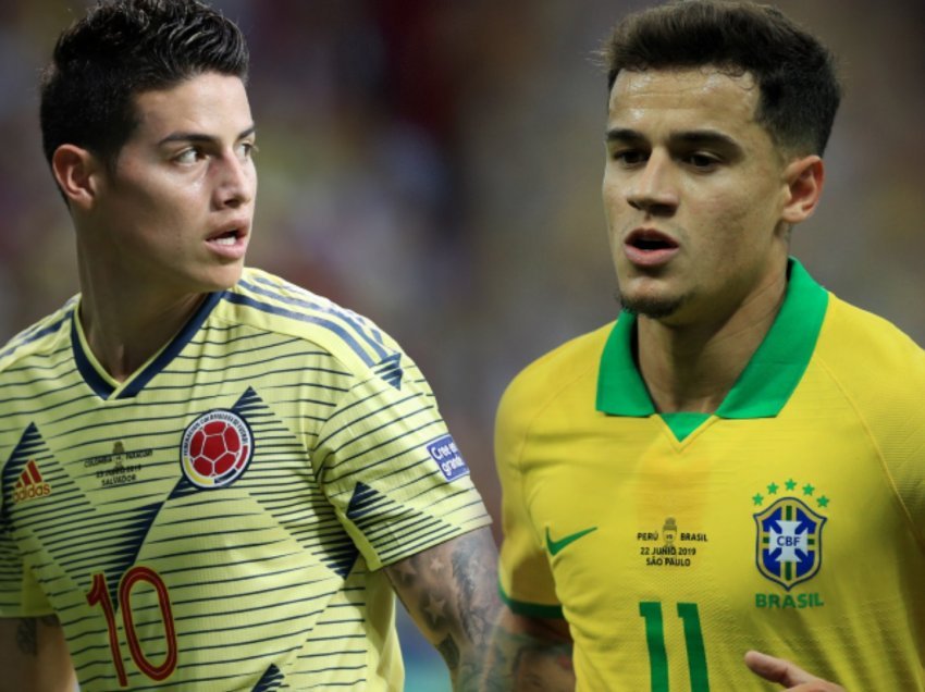 Coutinho dhe James së bashku në Serie A