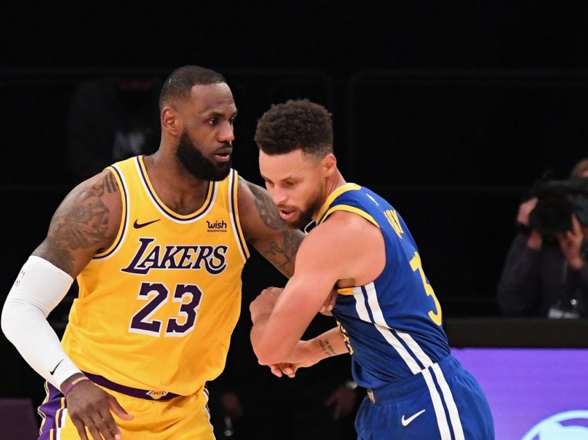 LA Lakers mposhtin Golden State Warriors me rezultat të thellë