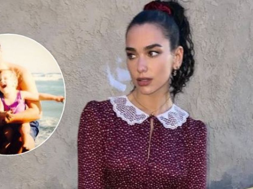 Dua Lipa uron babanë për ditëlindje përmes fotografive nga arkiva