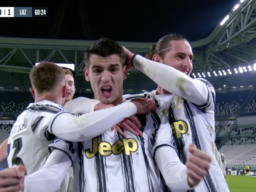 Morata me dy gola të shpejtë i jep avantazhin Juventusit