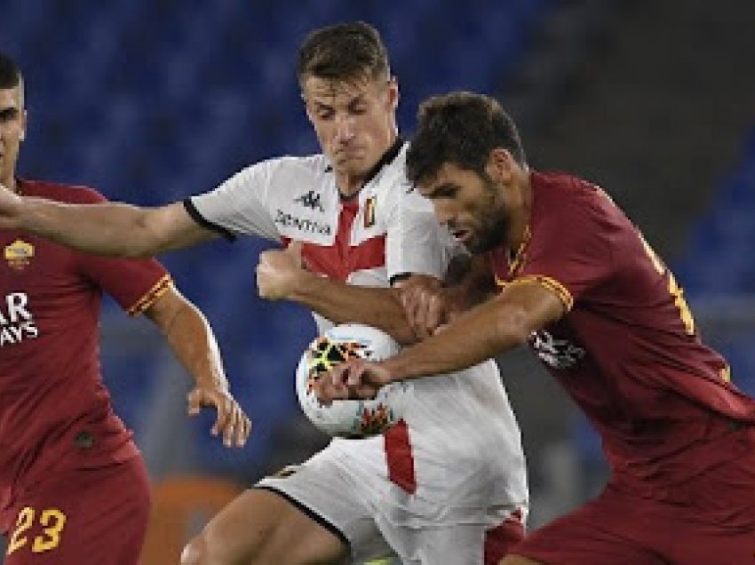 Roma – Genoa, formacionet zyrtare